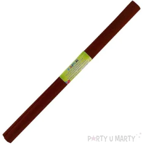 bibula marszczona brazowa ciemna titanum 50 x 200 cm