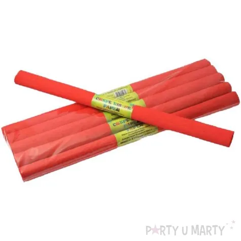 bibula marszczona czerwona jasna titanum 50 x 200 cm