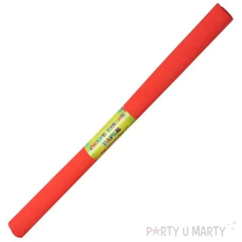 bibula marszczona czerwona jasna titanum 50 x 200 cm