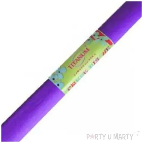 bibula marszczona fioletowa biskupia titanum 50 x 200 cm