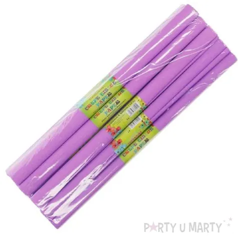 bibula marszczona liliowy titanum 50 x 200 cm