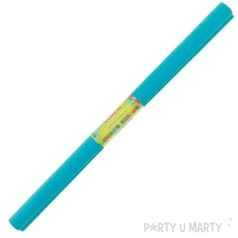 bibula marszczona turkusowa morska titanum 50 x 200 cm