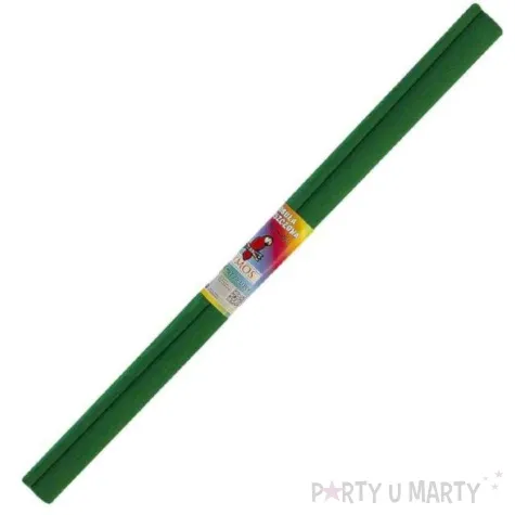 bibula marszczona zielona ciemna titanum 50 x 200 cm