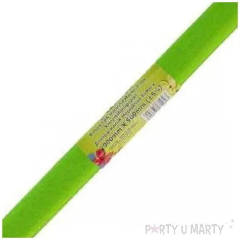 bibula marszczona zielona jasna titanum 50 x 200 cm