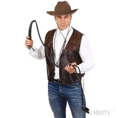 bicz niezbednik kowboja brazowy 2 m