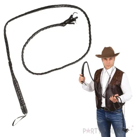 bicz niezbednik kowboja brazowy 2 m