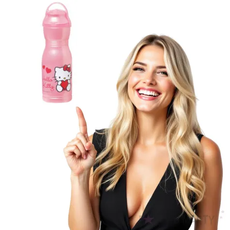 bidon hello kity rozowy godan 600 ml