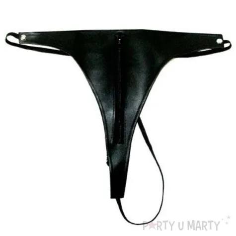 bielizna stringi z zamkiem funny fashion