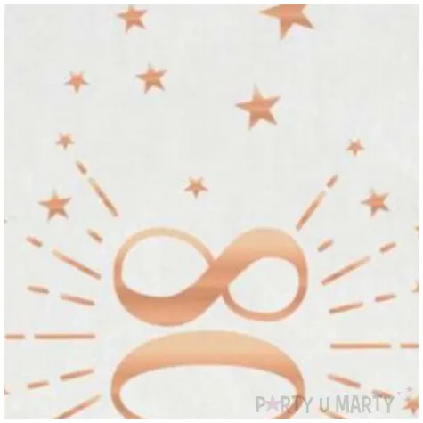 bieznik 80 urodziny rozowe zloto bialy santex 500 x 30 cm