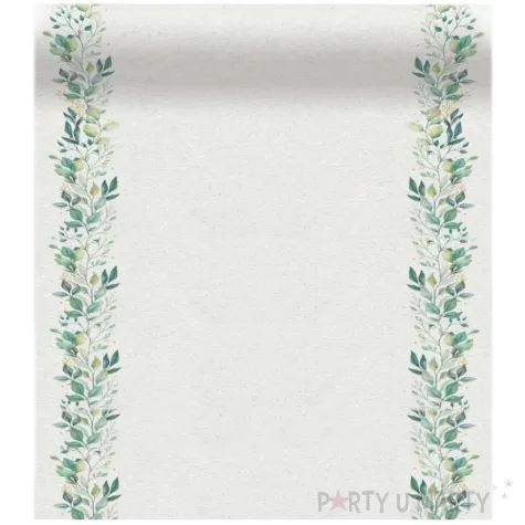 bieznik airlaid eleganckie liscie paw 24m 40 cm