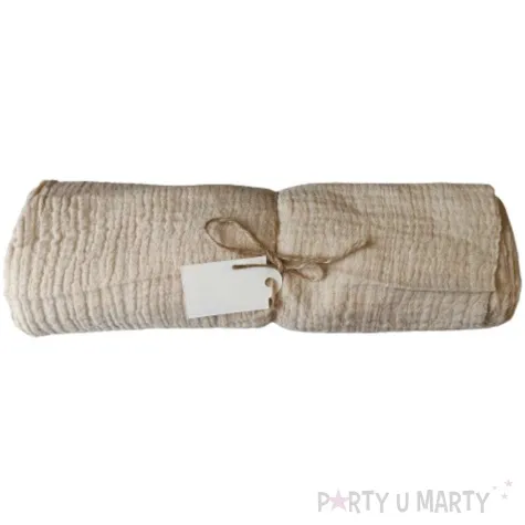 bieznik bawelniany bezowy chaks 300 cm