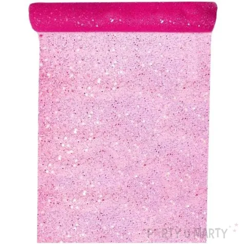 bieznik brokat rozowy santex 500 x 30 cm