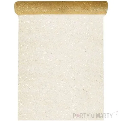 bieznik brokat zloty santex 500 x 30 cm