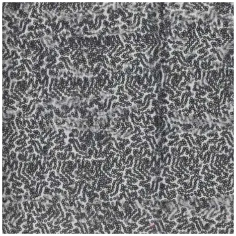 bieznik cekinowy siateczkowy czarny partydeco 500 x 30 cm