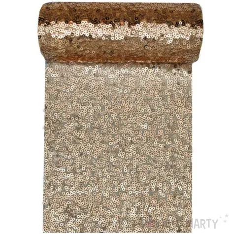 bieznik cekiny zloty santex 300 x 14 cm