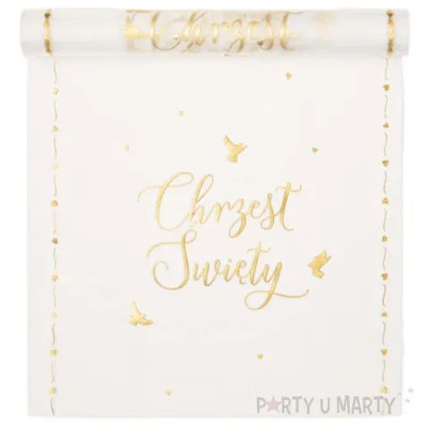 bieznik chrzest swiety zloty partypal 500 cm