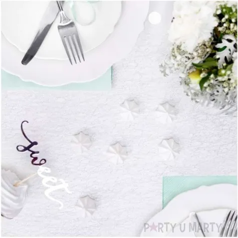 bieznik fibra srebrny partydeco 900 x 36 cm