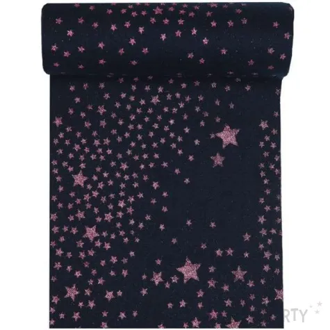 bieznik gwiazdki granatowy santex 300 x 30 cm