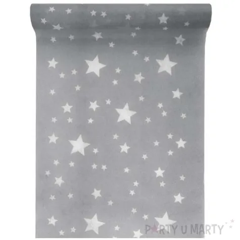 bieznik gwiazdki srebrny santex 500 x 30 cm