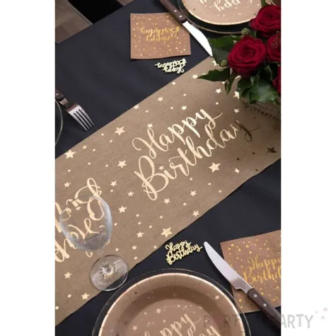 bieznik happy birthday kraft santex 500 x 28 cm