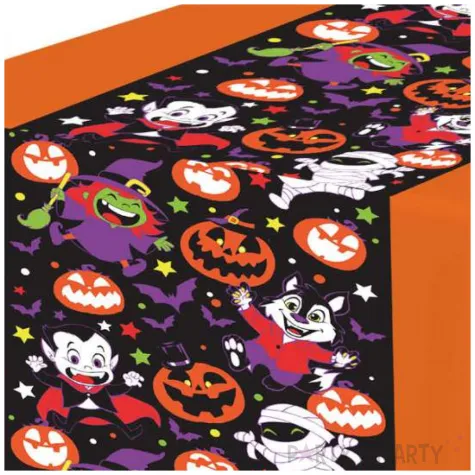 bieznik happy halloween male potwory guirca 275x28 cm