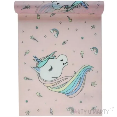 bieznik jednorozec rozowy santex 500 x 30 cm