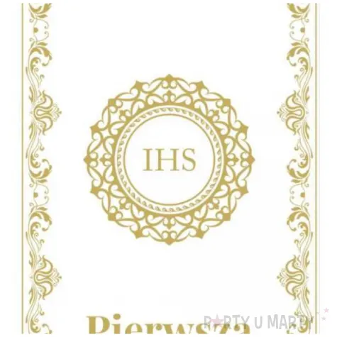 bieznik komunia swieta hostia ihs jix 500x35 cm