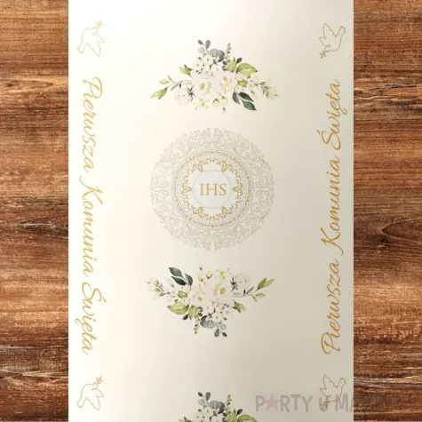 bieznik komunia swieta ihs kwiaty toledo 5m 41 cm