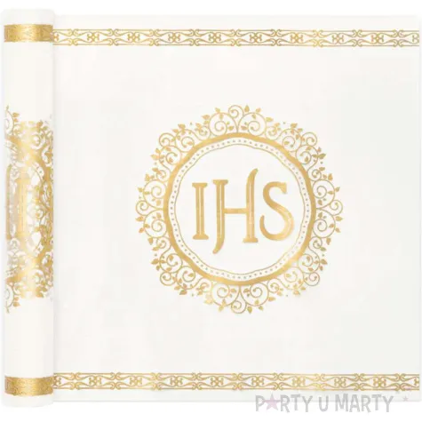 bieznik komunia swieta zloty partypal 500x30 cm