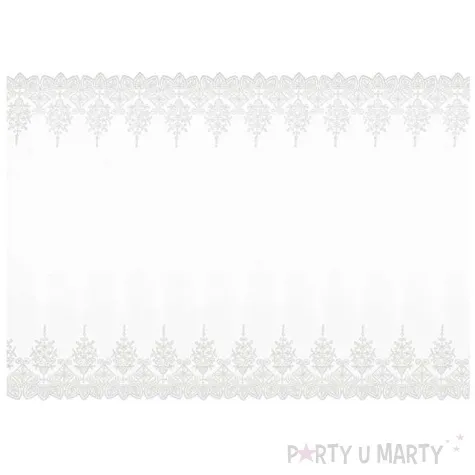 bieznik koronkowy deluxe zlamana biel 0 45 x 9 m