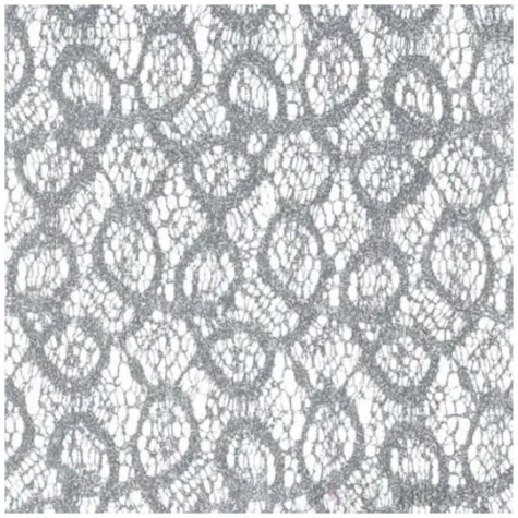 bieznik koronkowy srebrny poliester santex 500 x 28 cm