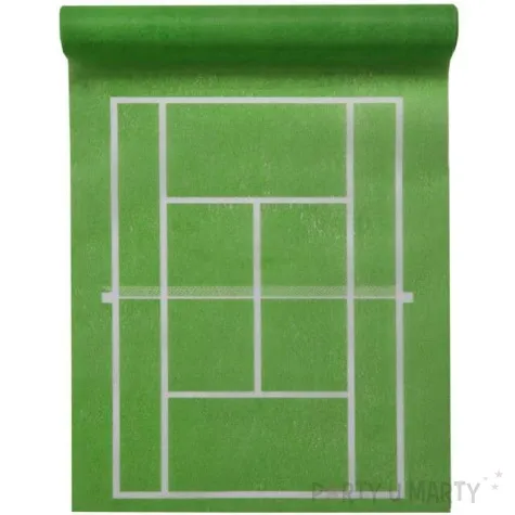 bieznik kort tenisowy zielony santex 500 x 30 cm