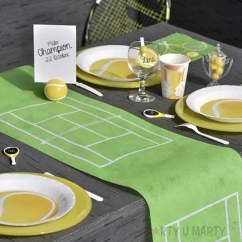 bieznik kort tenisowy zielony santex 500 x 30 cm