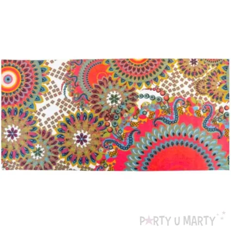 bieznik lniany hipis mix chaks 300 x 28 cm