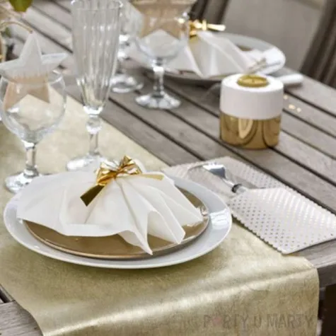 bieznik metalic zloty santex 500 x 30 cm