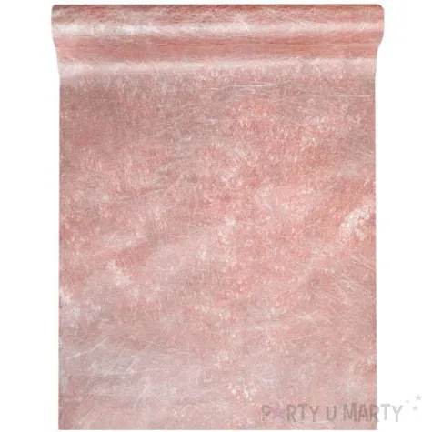 bieznik metaliczny rozowy zloty santex 500 x 30cm