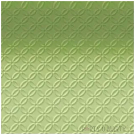 bieznik modern zielone tloczenie paw 480x33 cm