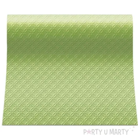 bieznik modern zielone tloczenie paw 480x33 cm