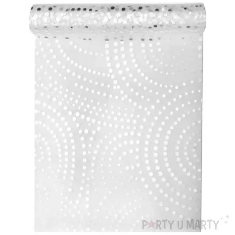 bieznik organza bialy santex 500 x 28 cm