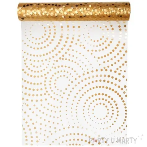 bieznik organza zloty santex 500 x 28 cm