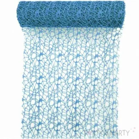 bieznik pajeczyna turkusowy santex 500 x 30 cm