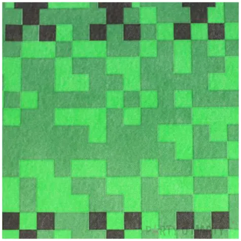 bieznik piksele zielony congee 500 x 40 cm