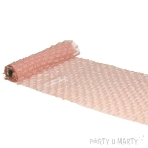 bieznik poliestrowy chmurki rozowy chaks 300 x 28 cm