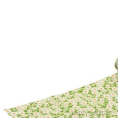 bieznik poliestrowy polne kwiatki zielony chaks 300 cm