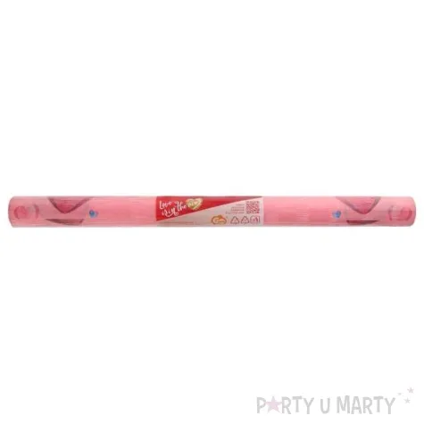 bieznik serca love is in the air rozowy godan 200 x 33 cm