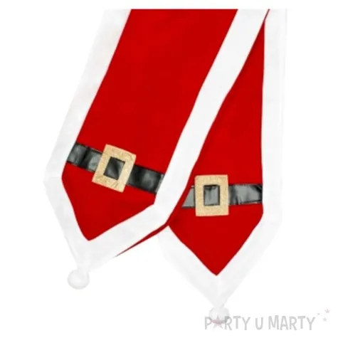 bieznik swiateczny pas mikolaja kraszek 185 x 30 cm