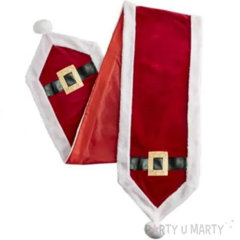 bieznik swiateczny pas mikolaja kraszek 185 x 30 cm