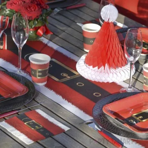 bieznik swiety mikolaj czerwony santex 500 x 30 cm