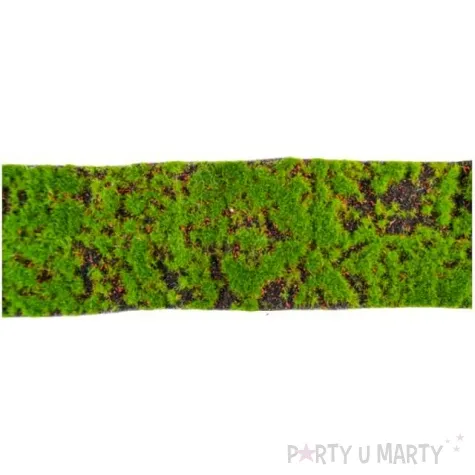 bieznik sztuczny mech zielony chaks 100 cm x 10 cm