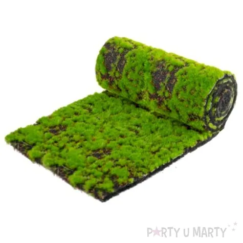 bieznik sztuczny mech zielony chaks 100 cm x 25 cm